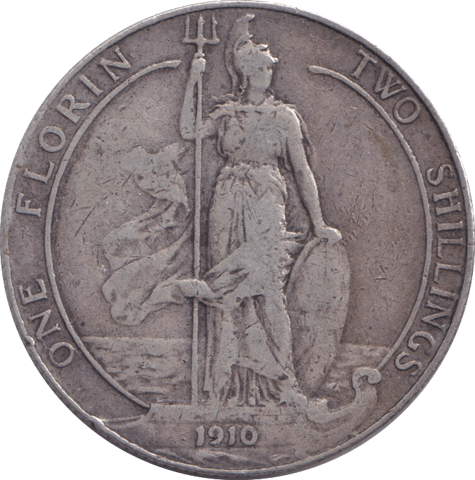 1910 FLORIN ( FINE ) - FLORIN - Cambridgeshire Coins