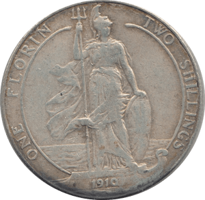 1910 FLORIN ( FINE ) - FLORIN - Cambridgeshire Coins