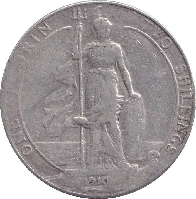 1910 FLORIN ( FINE ) - FLORIN - Cambridgeshire Coins