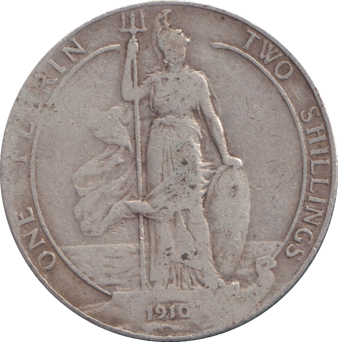 1910 FLORIN ( FINE ) - FLORIN - Cambridgeshire Coins