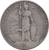 1910 FLORIN ( FINE ) - FLORIN - Cambridgeshire Coins