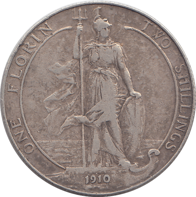 1910 FLORIN ( GF ) - FLORIN - Cambridgeshire Coins