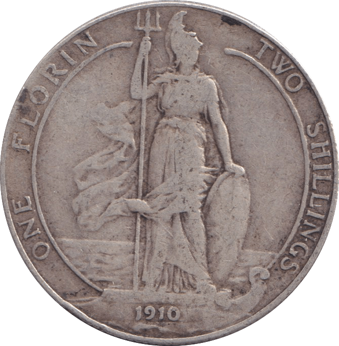 1910 FLORIN ( GF ) - FLORIN - Cambridgeshire Coins