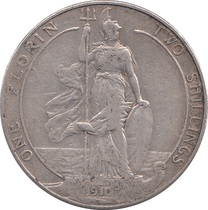 1910 FLORIN ( GF ) - FLORIN - Cambridgeshire Coins