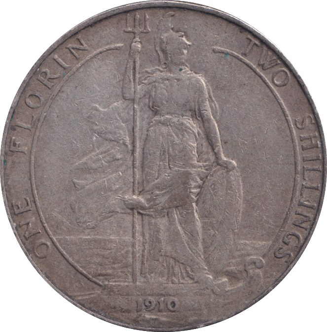 1910 FLORIN ( GF ) - FLORIN - Cambridgeshire Coins