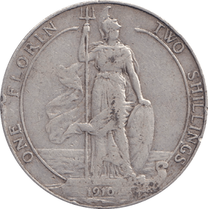 1910 FLORIN ( GF ) - FLORIN - Cambridgeshire Coins