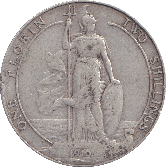 1910 FLORIN ( GF ) - FLORIN - Cambridgeshire Coins