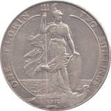 1910 FLORIN ( GVF ) - FLORIN - Cambridgeshire Coins