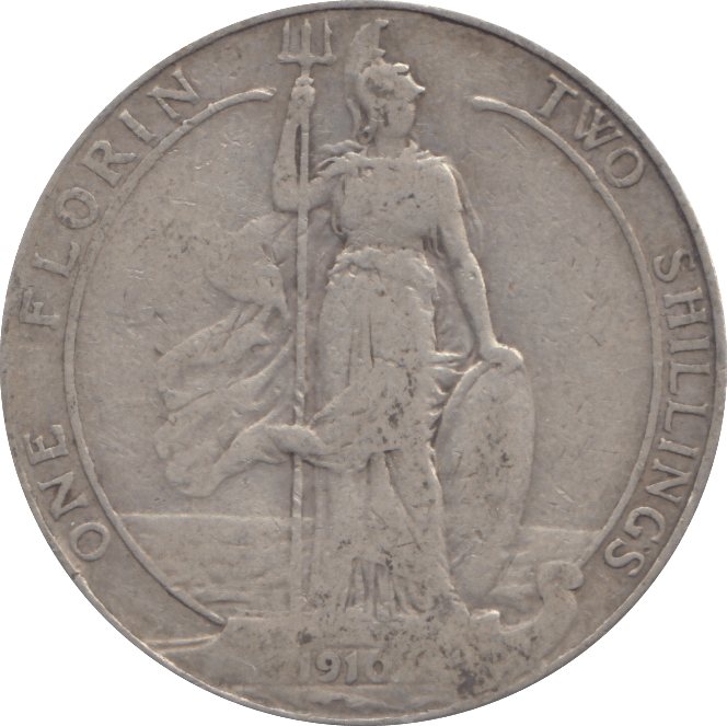 1910 FLORIN ( NF ) - FLORIN - Cambridgeshire Coins