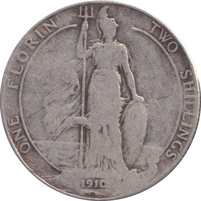 1910 FLORIN ( NF ) - FLORIN - Cambridgeshire Coins