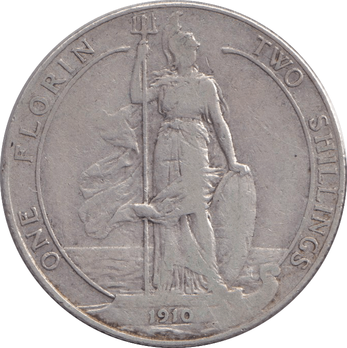1910 FLORIN ( NF ) - FLORIN - Cambridgeshire Coins