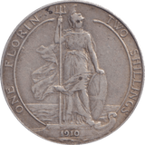 1910 FLORIN ( VF ) - FLORIN - Cambridgeshire Coins
