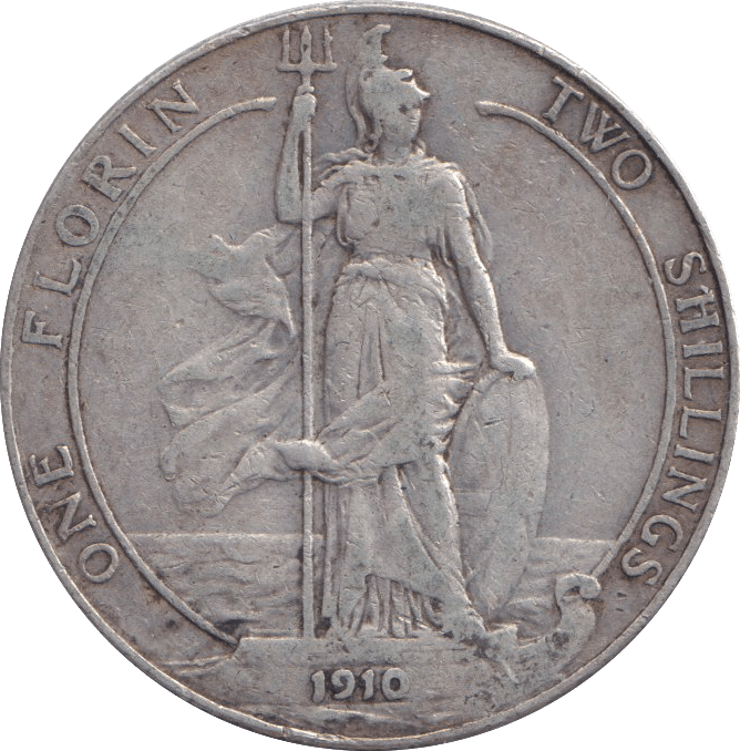 1910 FLORIN ( VF ) - FLORIN - Cambridgeshire Coins