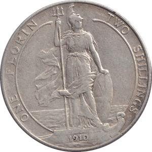 1910 FLORIN ( VF ) - WORLD COINS - Cambridgeshire Coins