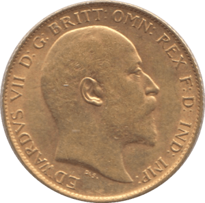 1910 GOLD HALF SOVEREIGN ( AUNC ) - HALF SOVEREIGN - Cambridgeshire Coins