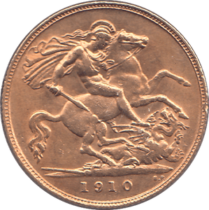 1910 GOLD HALF SOVEREIGN ( EF ) - HALF SOVEREIGN - Cambridgeshire Coins