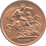 1910 GOLD HALF SOVEREIGN ( EF ) - HALF SOVEREIGN - Cambridgeshire Coins