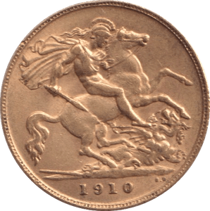 1910 GOLD HALF SOVEREIGN ( EF ) - HALF SOVEREIGN - Cambridgeshire Coins