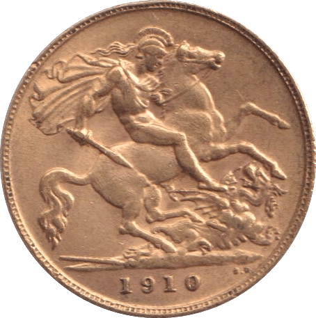 1910 GOLD HALF SOVEREIGN ( EF ) - HALF SOVEREIGN - Cambridgeshire Coins