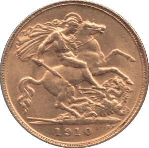 1910 GOLD HALF SOVEREIGN ( EF ) - HALF SOVEREIGN - Cambridgeshire Coins