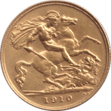 1910 GOLD HALF SOVEREIGN ( UNC ) - HALF SOVEREIGN - Cambridgeshire Coins
