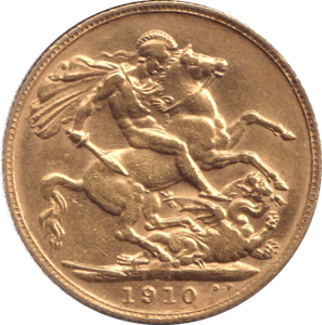 1910 GOLD SOVEREIGN ( AUNC ) - SOVEREIGN - Cambridgeshire Coins