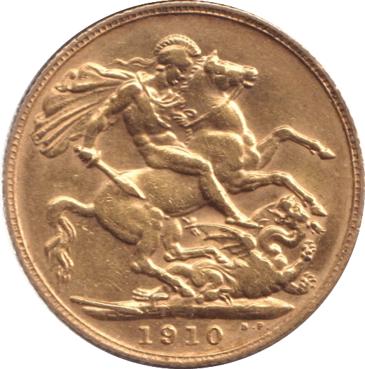 1910 GOLD SOVEREIGN ( AUNC ) - SOVEREIGN - Cambridgeshire Coins