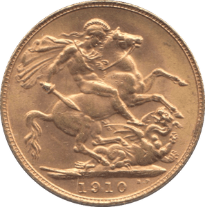 1910 GOLD SOVEREIGN ( AUNC ) - SOVEREIGN - Cambridgeshire Coins