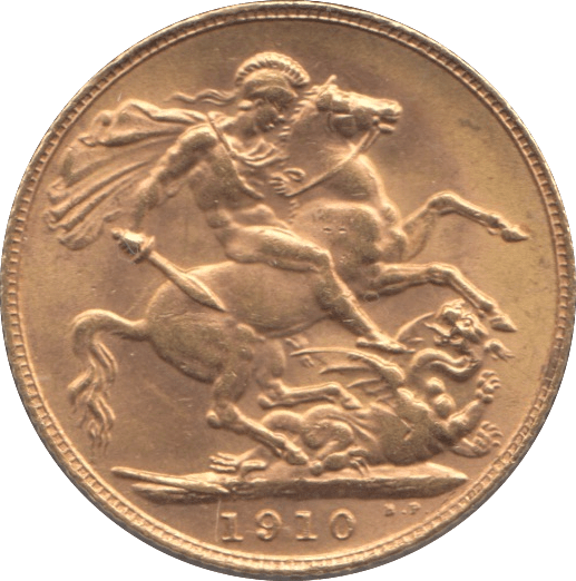 1910 GOLD SOVEREIGN ( AUNC ) - SOVEREIGN - Cambridgeshire Coins