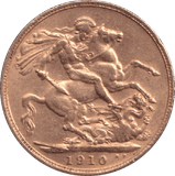 1910 GOLD SOVEREIGN ( AUNC ) - SOVEREIGN - Cambridgeshire Coins