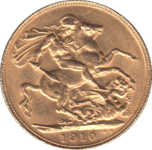 1910 GOLD SOVEREIGN ( AUNC ) - SOVEREIGN - Cambridgeshire Coins
