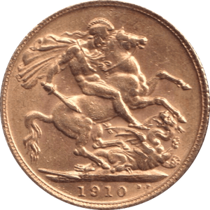1910 GOLD SOVEREIGN ( EF ) - SOVEREIGN - Cambridgeshire Coins