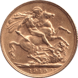 1910 GOLD SOVEREIGN ( EF ) - SOVEREIGN - Cambridgeshire Coins