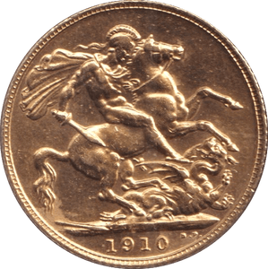 1910 GOLD SOVEREIGN ( EF ) - SOVEREIGN - Cambridgeshire Coins
