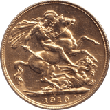 1910 GOLD SOVEREIGN ( EF ) - SOVEREIGN - Cambridgeshire Coins