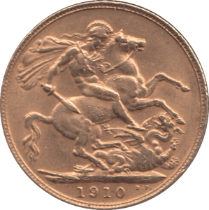 1910 GOLD SOVEREIGN ( EF ) - Sovereign - Cambridgeshire Coins