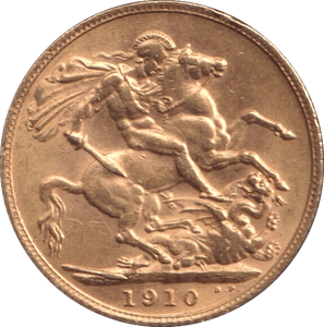 1910 GOLD SOVEREIGN ( EF ) - SOVEREIGN - Cambridgeshire Coins