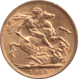 1910 GOLD SOVEREIGN ( EF ) - SOVEREIGN - Cambridgeshire Coins