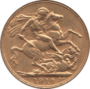 1910 GOLD SOVEREIGN ( GVF ) PERTH MINT - SOVEREIGN - Cambridgeshire Coins