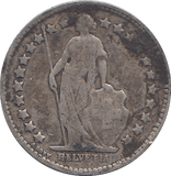 1910 HALF FRANC SWITZERLAND - WORLD COINS - Cambridgeshire Coins
