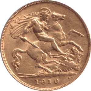 1910 HALF SOVEREIGN ( EF ) - HALF SOVEREIGN - Cambridgeshire Coins
