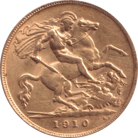 1910 HALF SOVEREIGN ( EF ) - HALF SOVEREIGN - Cambridgeshire Coins