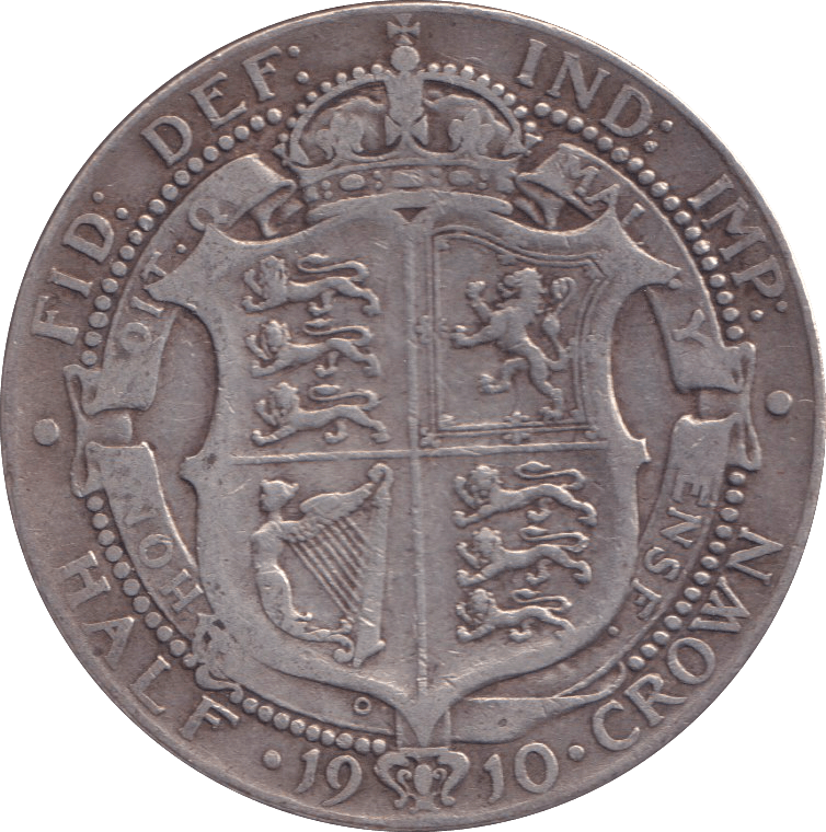 1910 HALFCROWN ( FINE ) - HALFCROWN - Cambridgeshire Coins