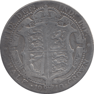 1910 HALFCROWN ( FINE ) - HALFCROWN - Cambridgeshire Coins