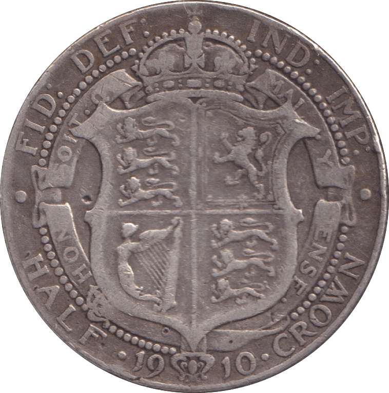 1910 HALFCROWN ( FINE ) - HALFCROWN - Cambridgeshire Coins