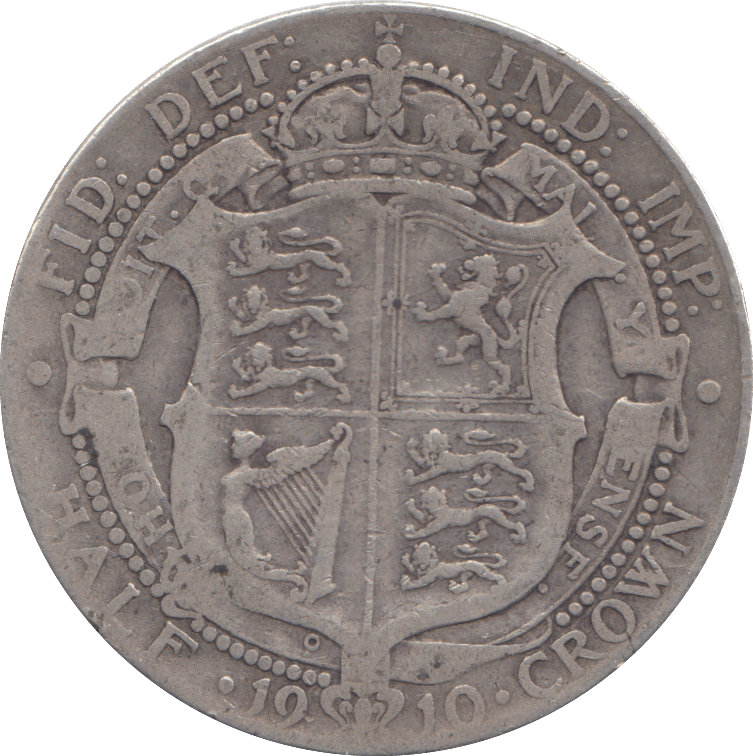 1910 HALFCROWN ( FINE ) - HALFCROWN - Cambridgeshire Coins
