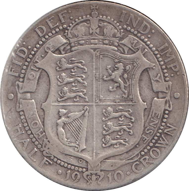 1910 HALFCROWN ( FINE ) - HALFCROWN - Cambridgeshire Coins