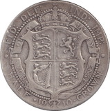 1910 HALFCROWN ( FINE ) - HALFCROWN - Cambridgeshire Coins