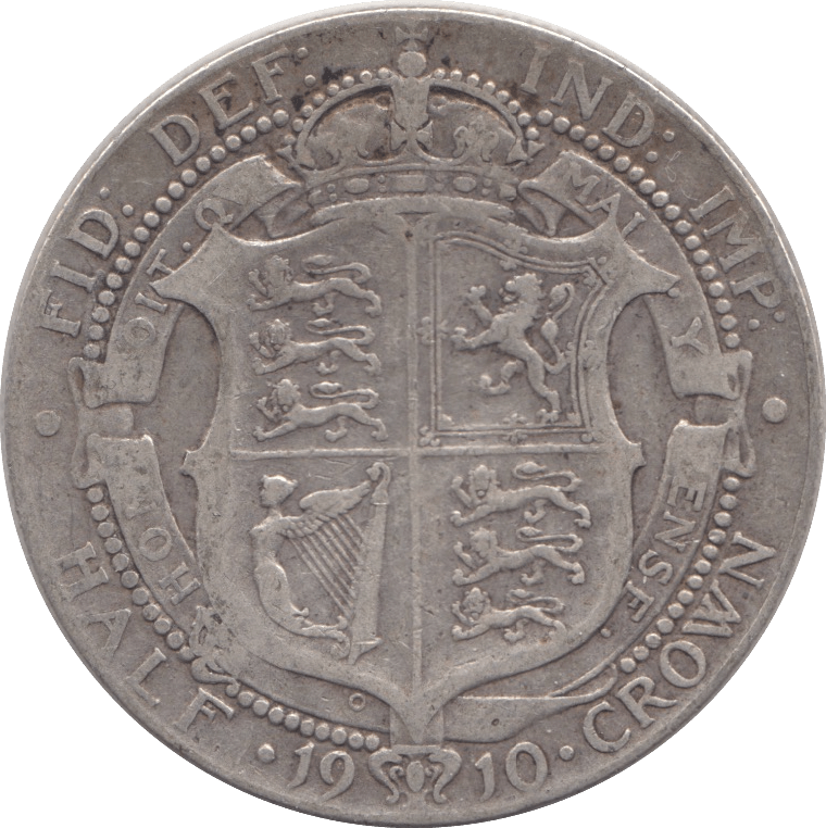 1910 HALFCROWN ( FINE ) - HALFCROWN - Cambridgeshire Coins