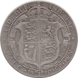 1910 HALFCROWN ( FINE ) - HALFCROWN - Cambridgeshire Coins